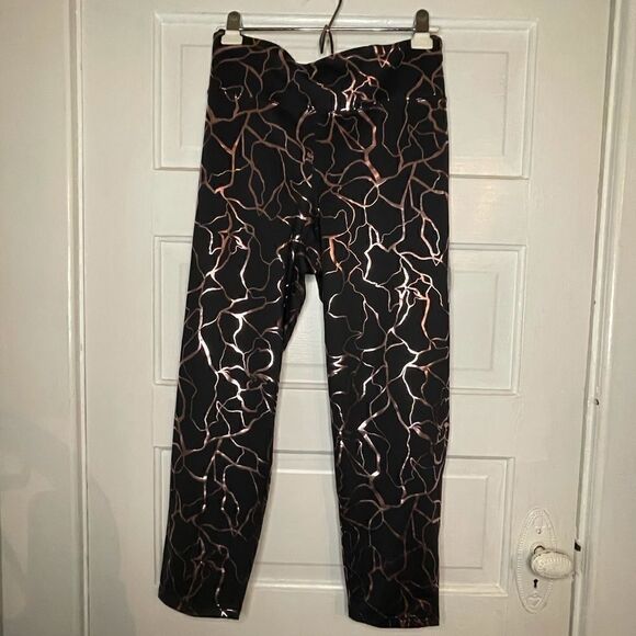 Ideology Metallic Bloom 7/8 Leggings - Picture 7 of 8